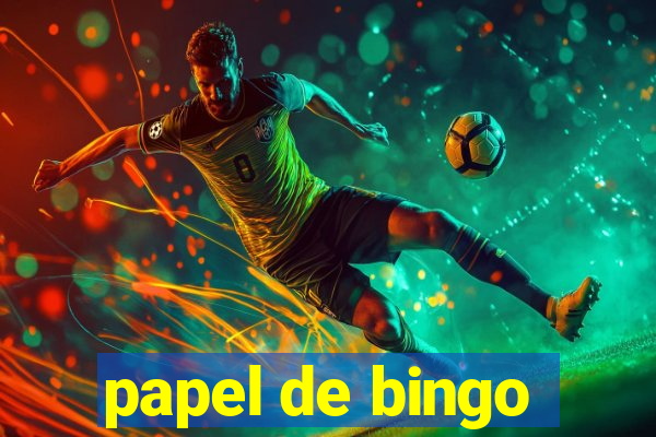 papel de bingo